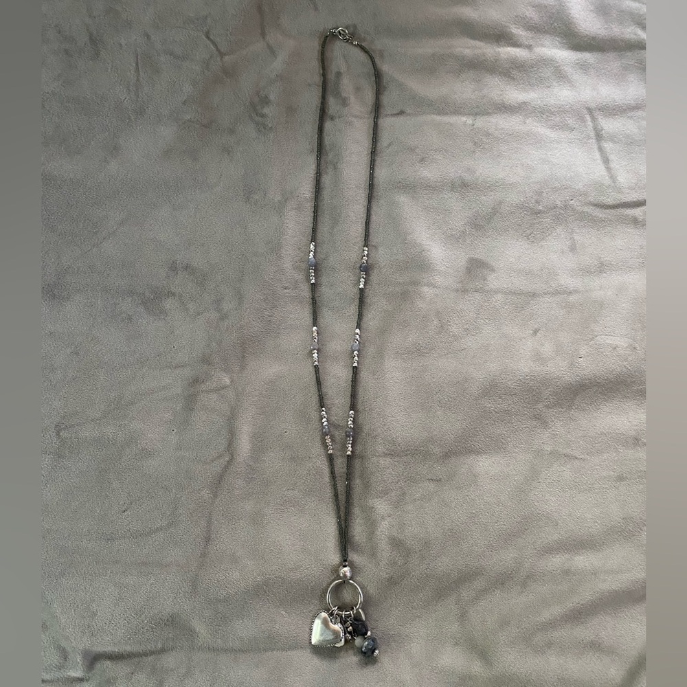 Silver Heart Pendant Necklace